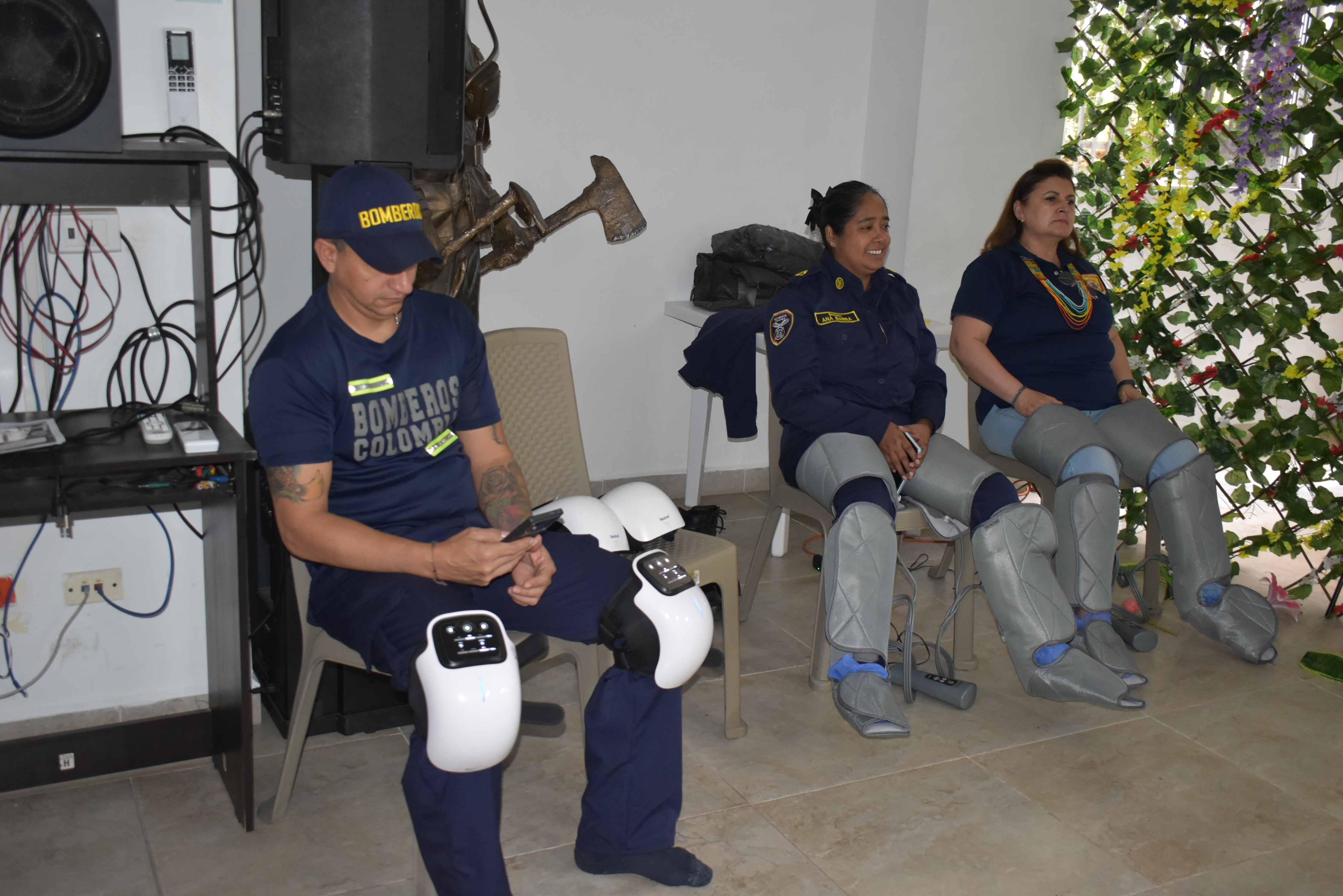 Bienestar social y de salud para bomberos
